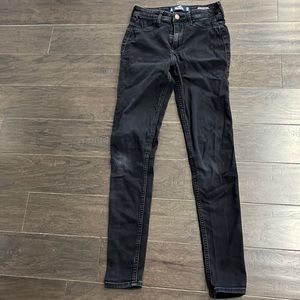 Hollister Black Jeans Womens sz 1L 25W 30 L